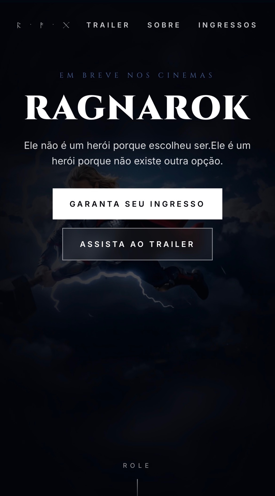 Preview do modelo Deus do Trovão