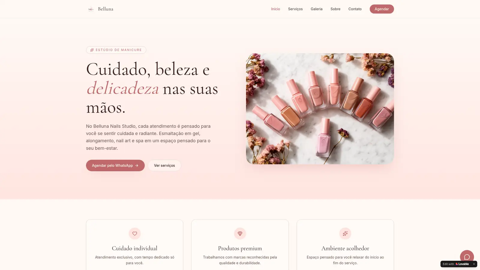 Preview do modelo Belluna Nails